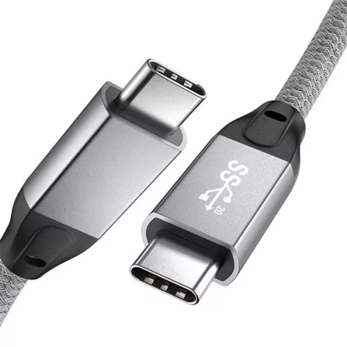 Kábel AVAX CB901 THUNDER 1m 3.2 konektor C, USB4 100W/10Gbps, jednoduchý na použitie
