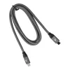 Kábel AVAX CB901 THUNDER 1m 3.2 konektor C, USB4 100W/10Gbps, jednoduchý na použitie