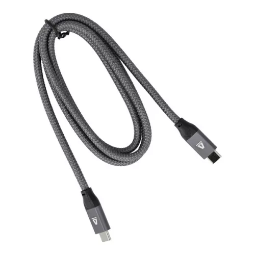Kábel AVAX CB901 THUNDER 1m 3.2 konektor C, USB4 100W/10Gbps, jednoduchý na použitie