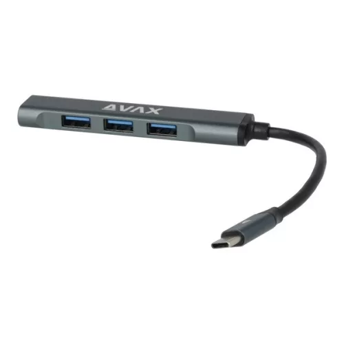 AVAX HB601 CONNECT+ HUB typu C – 4x USB 3.0