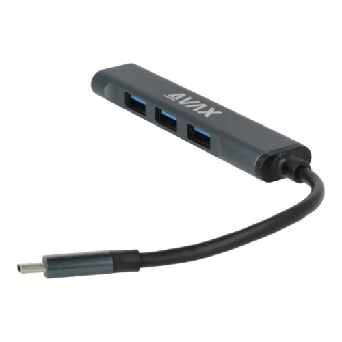 AVAX HB601 CONNECT+ HUB typu C – 4x USB 3.0