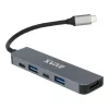 AVAX HB611 CONNECT+ 5v1 Multi USB-C-HDMI (4k60Hz), Type-C, 2xUSB 3.0, PD 100W HUB