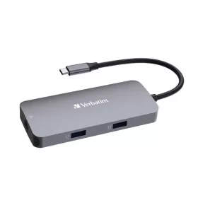   Verbatim 32150 USB-C Pro Multiport CMH-05 5v1 strieborný HUB
