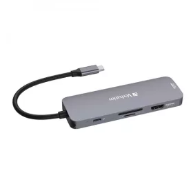   Verbatim 32151 USB-C Pro Multiport CMH-08 8v1 strieborný HUB