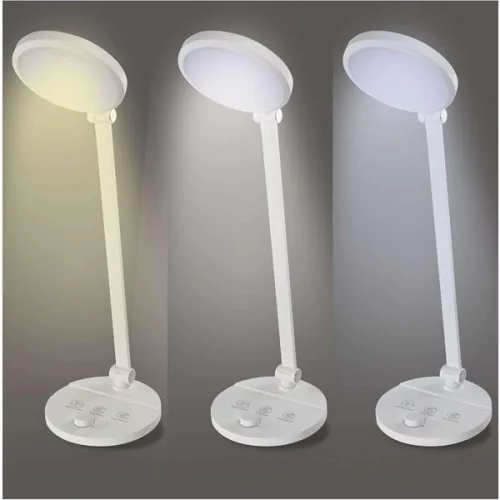 Emos Z7628W Charles fehér LED asztali lámpa