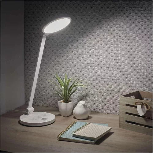 Emos Z7628W Charles fehér LED asztali lámpa