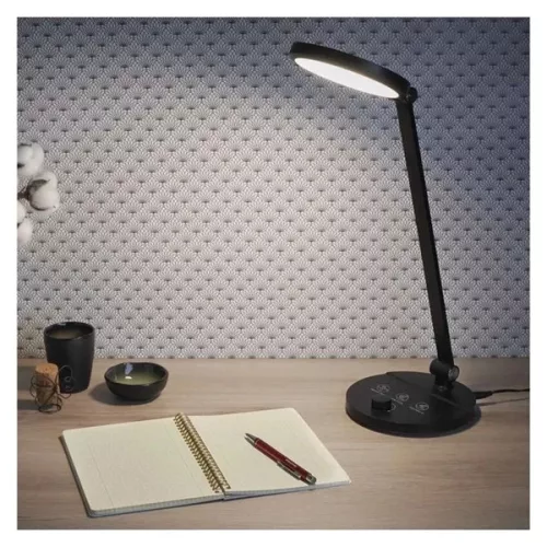 Emos Z7628B Charles fekete LED asztali lámpa