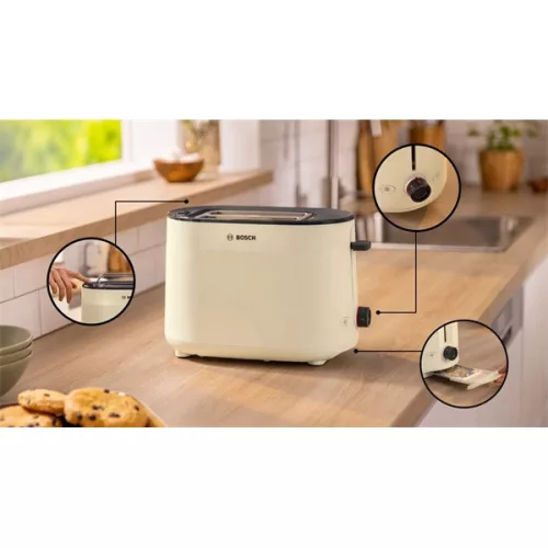 Bosch TAT2M127 beige 2-Scheiben-Toaster