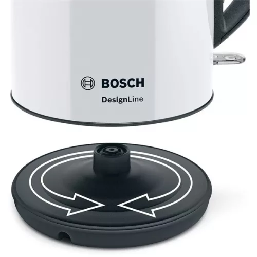 Bosch TWK3P421 DesignLine 1,7 l Wasserkocher, weiß
