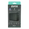 AVAX DC637 DESKY+ 200W GaN 4xType C (PD 3.0) gyorstöltő elosztó