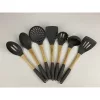 Set de ustensile de bucătărie din silicon IRIS KT-483, format din 8 piese
