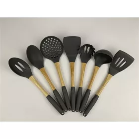   Set de ustensile de bucătărie din silicon IRIS KT-483, format din 8 piese