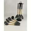 Set de ustensile de bucătărie din silicon IRIS KT-483, format din 8 piese