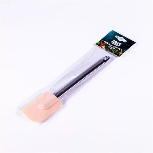 Spatulă de bucătărie premium din silicon cu mâner metalic de 24,5 cm IRIS KT-484