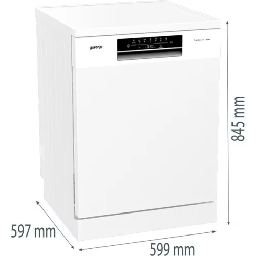Gorenje GS642E90W biela, počet programov: 6, voľne stojaca, 13 súprav riadu