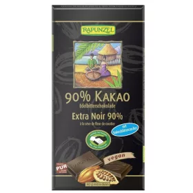   BIO-Zartbitterschokolade 90 % 80 g Rapunzel mit Kokosblütenzucker