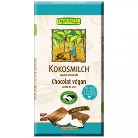   BIO Kokosmilchschokolade 80g Rapunzel mit Kokosblütenzucker, vegan