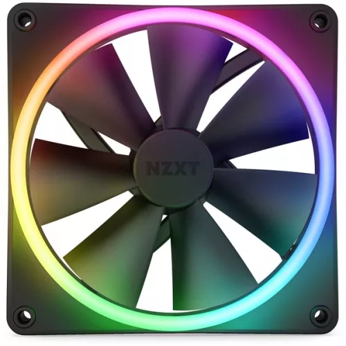Ventilátor NZXT F140 RGB Duo (jednotlivé balenie) 14 cm, 1800 ot./min., čierny