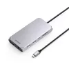 ORICO ORICO-XCR-X22-GY-BP 12in1 Type-C USB3.0 x3/USB2.0/USB3.0 type C/HDMI2.0/PD100W/TF/SD/RJ45/3.5mm dokkoló