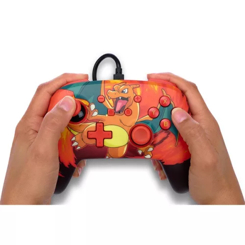 PowerA NSGP0040-02 Enhanced Nintendo Switch vezetékes Pokémon: Charizard Vortex kontroller