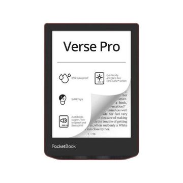 PocketBook PB634 Verse Pro 6" piros E-Book olvasó
