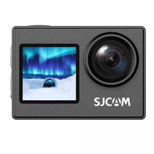 SJCAM Aciton SJ4000 crna sportska kamera s dva zaslona, ​​4K rezolucijom