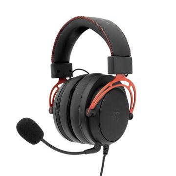   White Shark GORILLA GH-2341B/R fekete/piros gamer fejhallgató