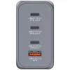 Verbatim 32205 GNC-240 GaN Charger 240W USB Type-A + 3xType-C hálózati töltő adapter