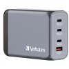 Verbatim 32205 GNC-240 GaN Charger 240W USB Type-A + 3xType-C hálózati töltő adapter