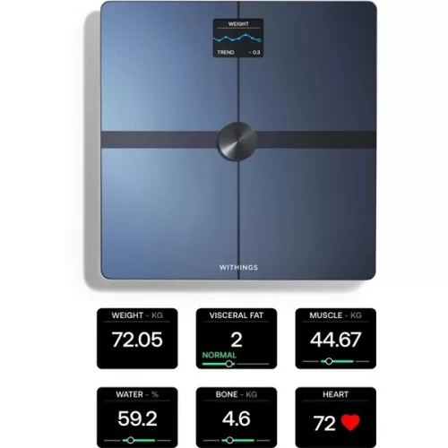 Withings Body Smart All-Inter schwarze Personenwaage