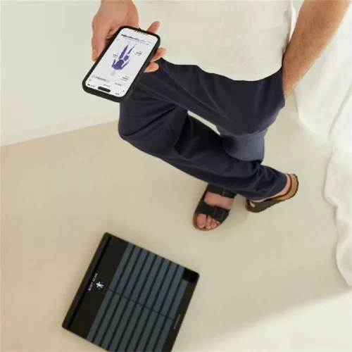 Čierna kúpeľňová váha Withings Body Scan