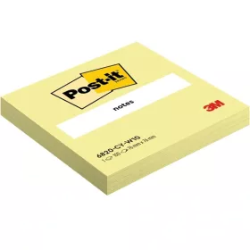   Post-it 6820-CY 76x76mm 100 Blatt Kanariengelber Selbstklebeblock 100% PEFC, SGSCH-PEFC-COC-110078