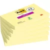 Post-it Super Sticky 655-SSCY 76x127mm 90lap 4+2 tömb kanárisárga öntap. jegyzettömb 100% PEFC, SGSCH-PEFC-COC-110078