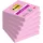 Post-it Super Sticky 654 76x76mm 90 Blatt rosa selbstklebender Notizblock 100% PEFC, SGSCH-PEFC-COC-110078