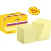 Post-it Super Sticky 622-SSCY 47,6 x 47,6 mm, 90 Blatt, 8+4 Blöcke, kanariengelb, selbstklebender Notizblock, 100 % PEFC, SGSCH-PEFC-COC-110078