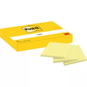   Post-it 653 38x51mm 3 Blöcke/Packung kanariengelber selbstklebender Notizblock 100% PEFC, SGSCH-PEFC-COC-110078