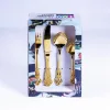 Set de tacâmuri aurii TOO KT-477 Royal, 16 piese