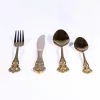 Set de tacâmuri aurii TOO KT-477 Royal, 16 piese