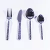 Set de tacâmuri din argint TOO KT-478 Stone, 16 piese