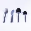 Set de tacâmuri din argint TOO KT-478 Stone, 16 piese
