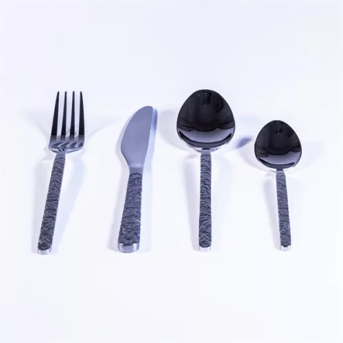 Set de tacâmuri din argint TOO KT-478 Stone, 16 piese