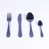 Set de tacâmuri TOO KT-479 S Honey Silver, argintiu, 16 piese