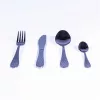 Set de tacâmuri TOO KT-479 S Honey Silver, argintiu, 16 piese