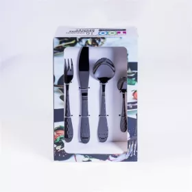 Set de tacâmuri TOO KT-479 B Negru miere, 16 piese