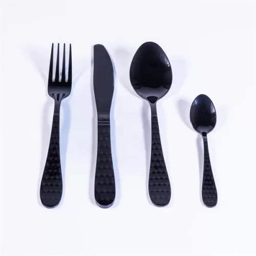 Set de tacâmuri TOO KT-479 B Negru miere, 16 piese