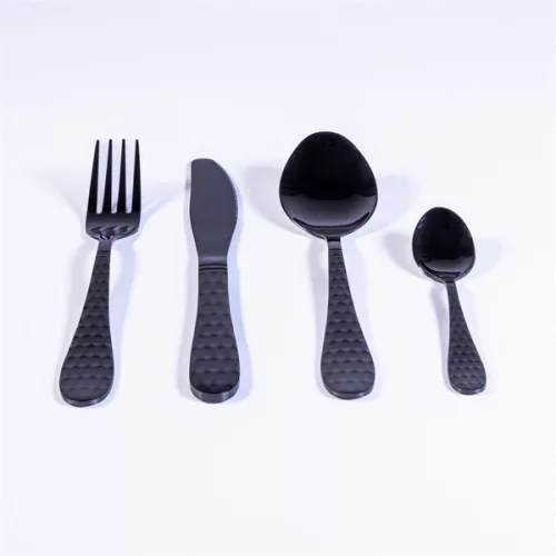 Set de tacâmuri TOO KT-479 B Negru miere, 16 piese