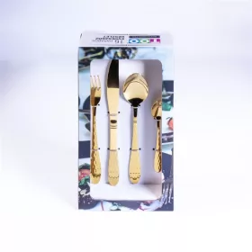 Set de tacâmuri TOO KT-479 G auriu-miere, 16 piese