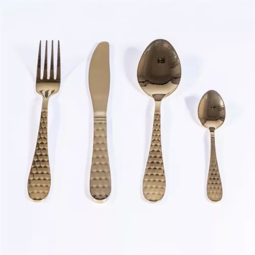 Set de tacâmuri TOO KT-479 G auriu-miere, 16 piese
