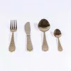 Set de tacâmuri TOO KT-479 G auriu-miere, 16 piese