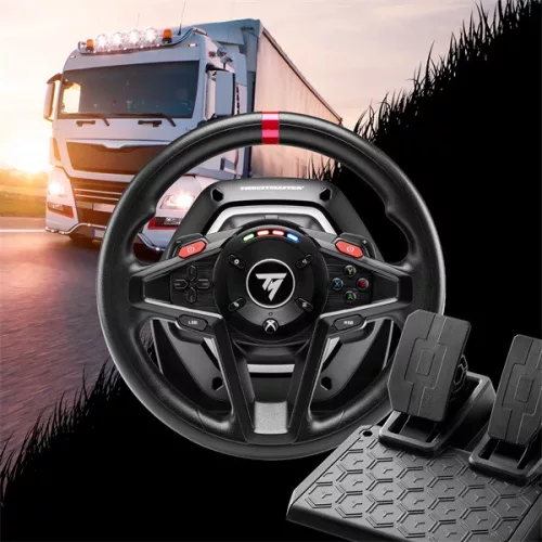 Thrustmaster 4460264 T128 Simtask Pack Xbox One/Series/PC kormány + Steering Kit rögzítőrendszer + pedál